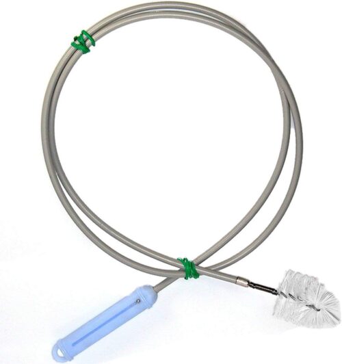 60" Flexible Spring Brush with 1" Dia Brush